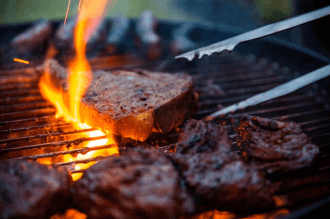 charbon gas bbq